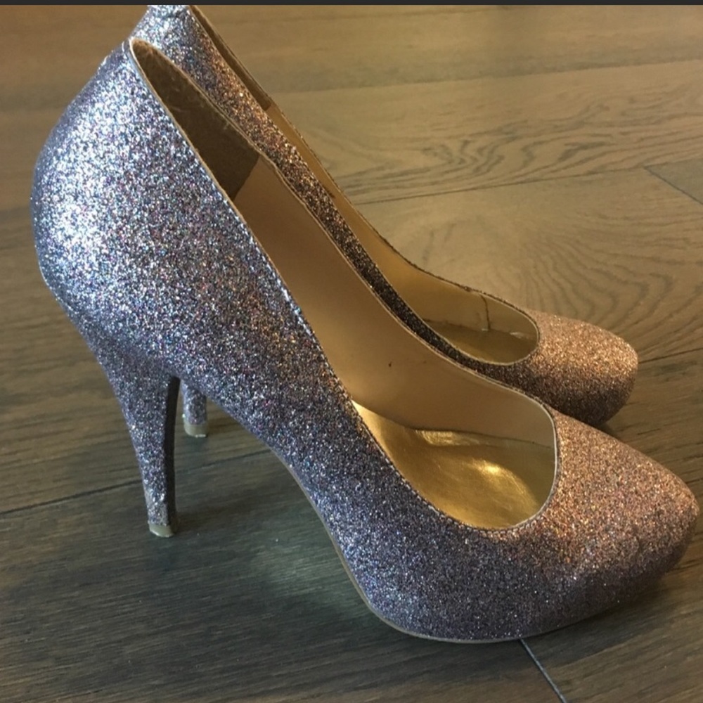 Beautiful glitter heels SZ 7